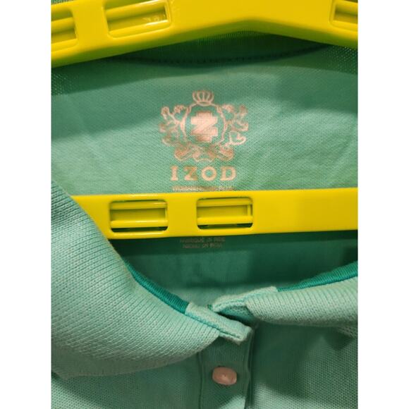 Izod Polo Shirt NWT Mens XL Blue Short Sleeve Golf Preppy Dad Classic Athleisure - Picture 2 of 9